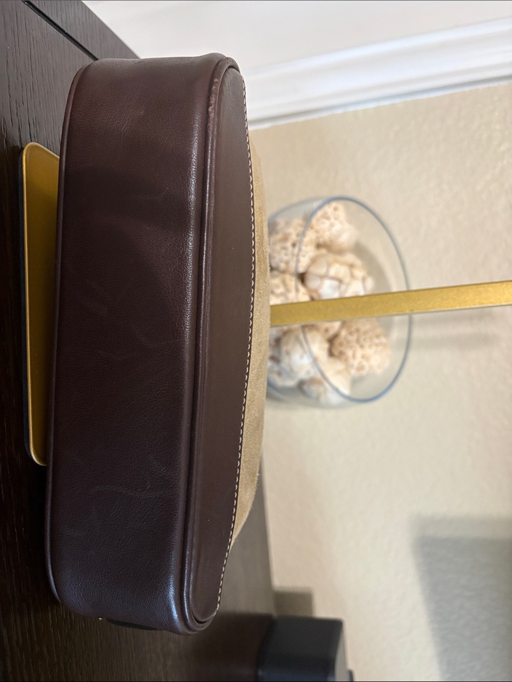 Coach Hamptons Demi Suede Baguette Shoulder Bag - Picture 3 of 6